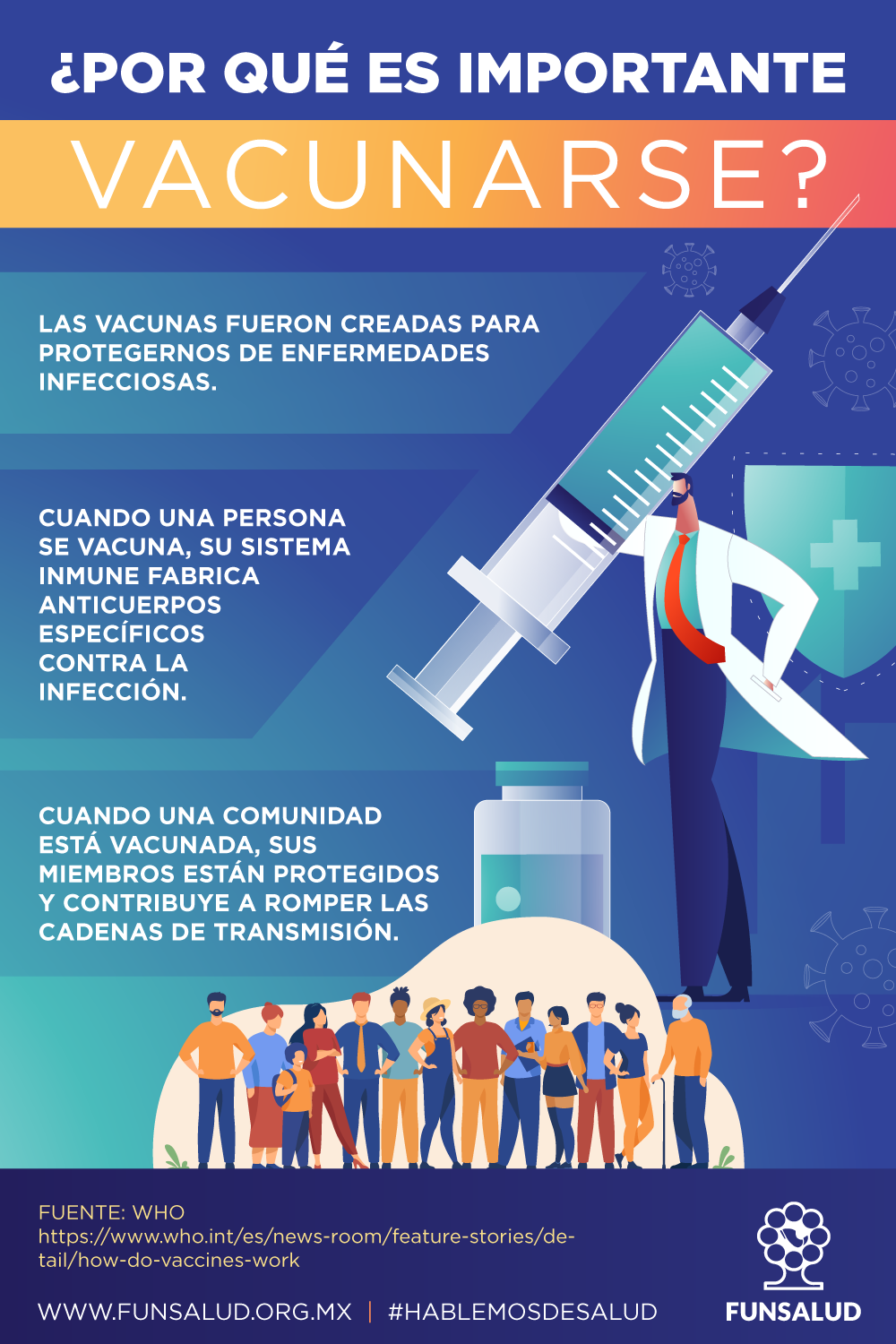 vacunación en México, por qué vacunarse, vacunas, importancia de las vacunas, comunidad vacunada, para qué sirven las vacunas, vacunas covid, vacunas , vacuna